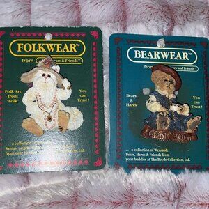 Lot of 2 Boyds Bears Bearwear